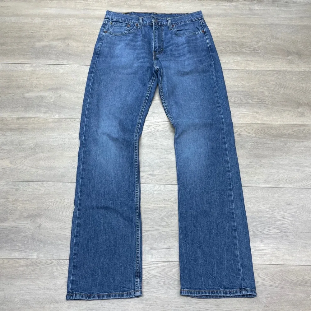 Levi's 527 Slim Bootcut Jeans Mens 32x34 Blue Denim Country Cowboy